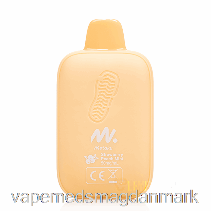 Vape Juice Metaku Moonwalk 9000 Engangs Jordbær Fersken Mynte